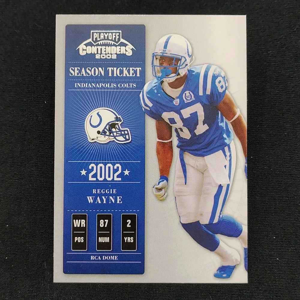 2002 Playoff Contenders‎ Season Ticket Reggie Wayne Indianapolis Colts #31